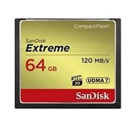Home -SANDISK CF extreme 64gb