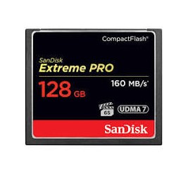 Home -SANDISK CF extreme pro 128GB