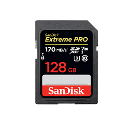 Home -SANDISK SD extreme pro 128gb