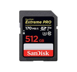 Home -SANDISK SD extremepro 512gb